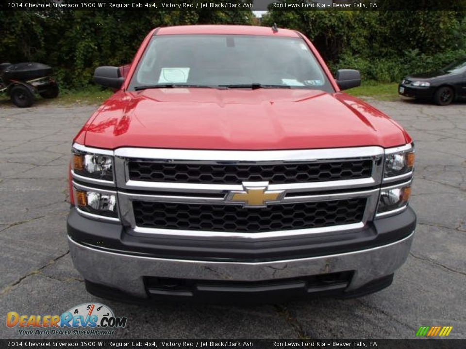 2014 Chevrolet Silverado 1500 WT Regular Cab 4x4 Victory Red / Jet Black/Dark Ash Photo #3