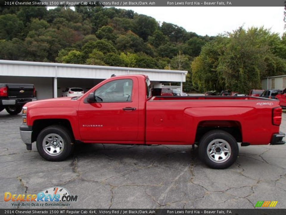 Victory Red 2014 Chevrolet Silverado 1500 WT Regular Cab 4x4 Photo #5