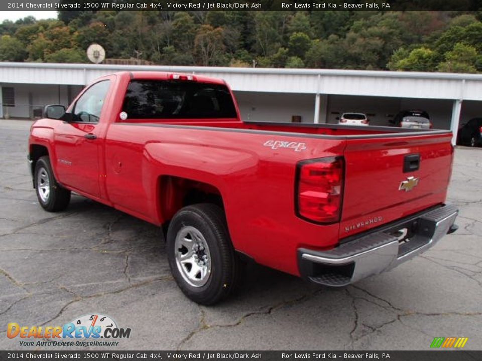 2014 Chevrolet Silverado 1500 WT Regular Cab 4x4 Victory Red / Jet Black/Dark Ash Photo #6