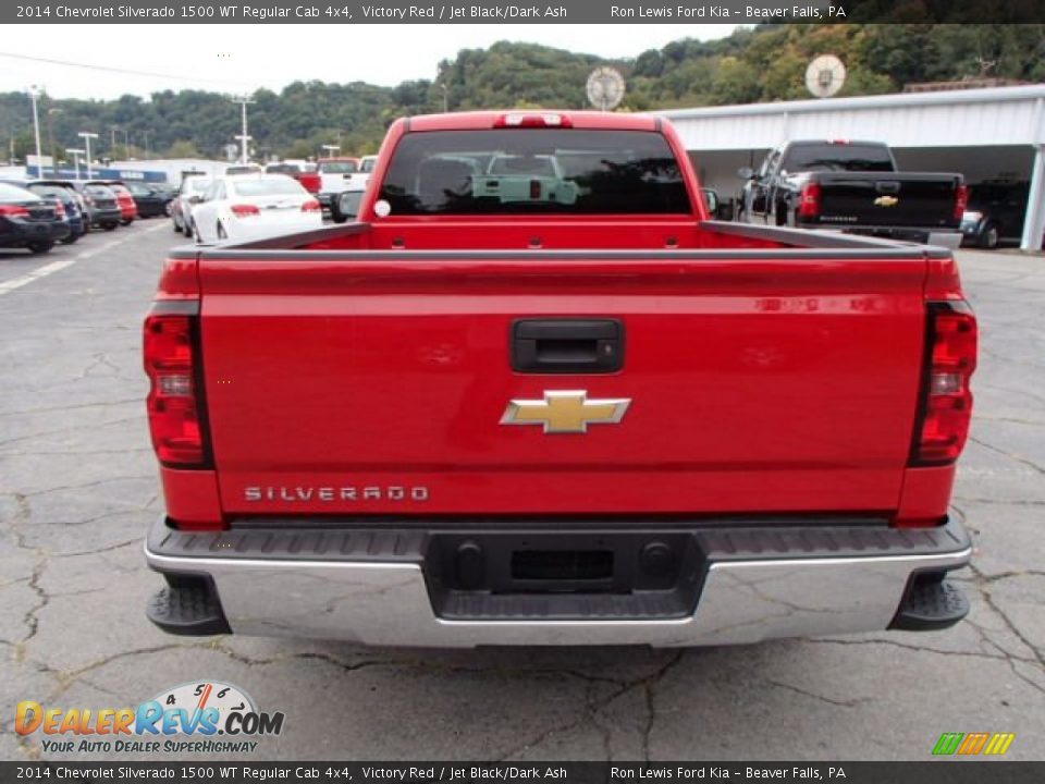 2014 Chevrolet Silverado 1500 WT Regular Cab 4x4 Victory Red / Jet Black/Dark Ash Photo #7