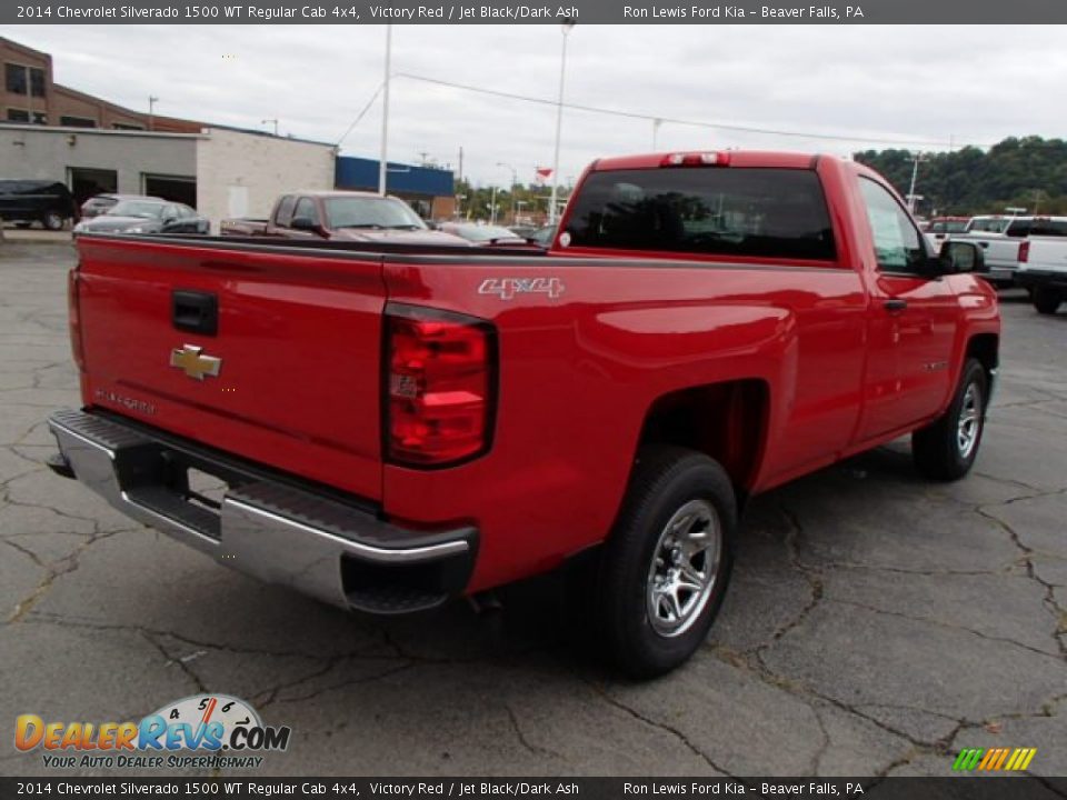 2014 Chevrolet Silverado 1500 WT Regular Cab 4x4 Victory Red / Jet Black/Dark Ash Photo #8