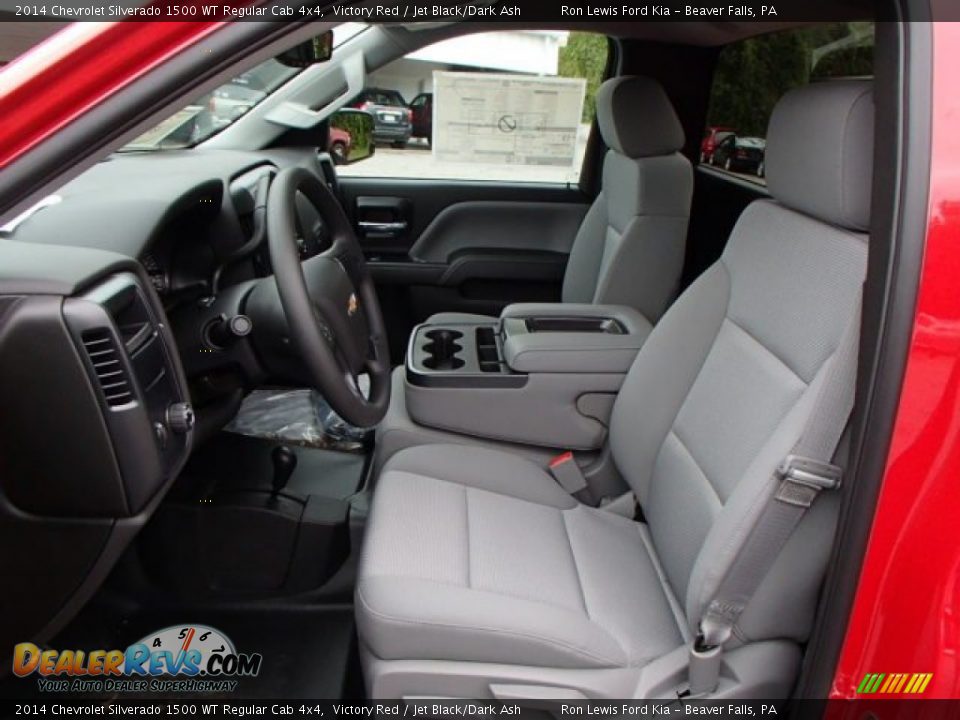 Front Seat of 2014 Chevrolet Silverado 1500 WT Regular Cab 4x4 Photo #10
