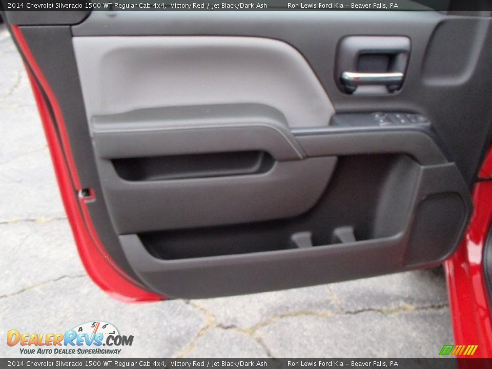 2014 Chevrolet Silverado 1500 WT Regular Cab 4x4 Victory Red / Jet Black/Dark Ash Photo #11