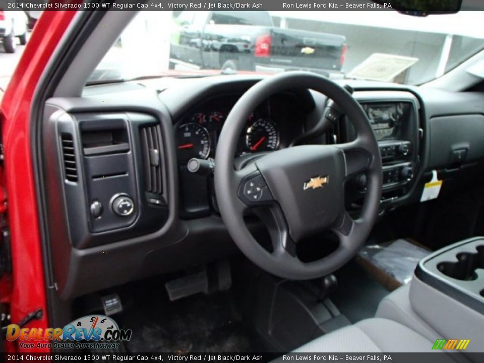 2014 Chevrolet Silverado 1500 WT Regular Cab 4x4 Victory Red / Jet Black/Dark Ash Photo #13