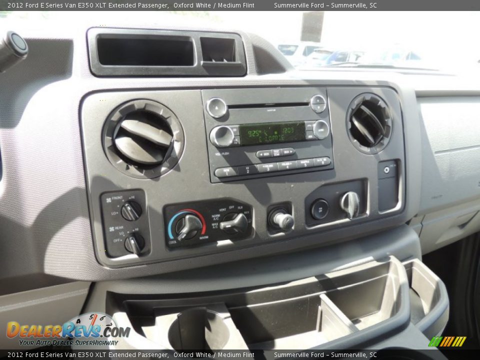 2012 Ford E Series Van E350 XLT Extended Passenger Oxford White / Medium Flint Photo #16