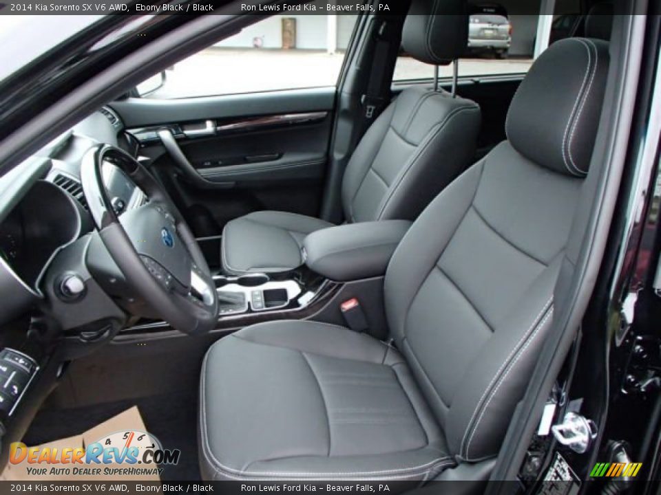 Front Seat of 2014 Kia Sorento SX V6 AWD Photo #10