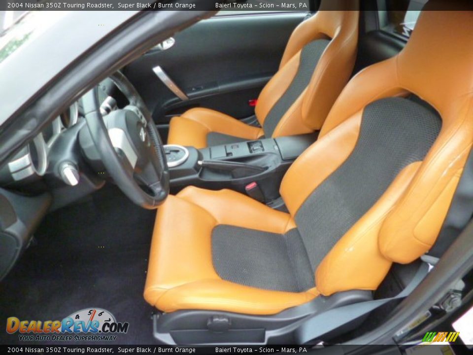 Burnt Orange Interior - 2004 Nissan 350Z Touring Roadster Photo #13