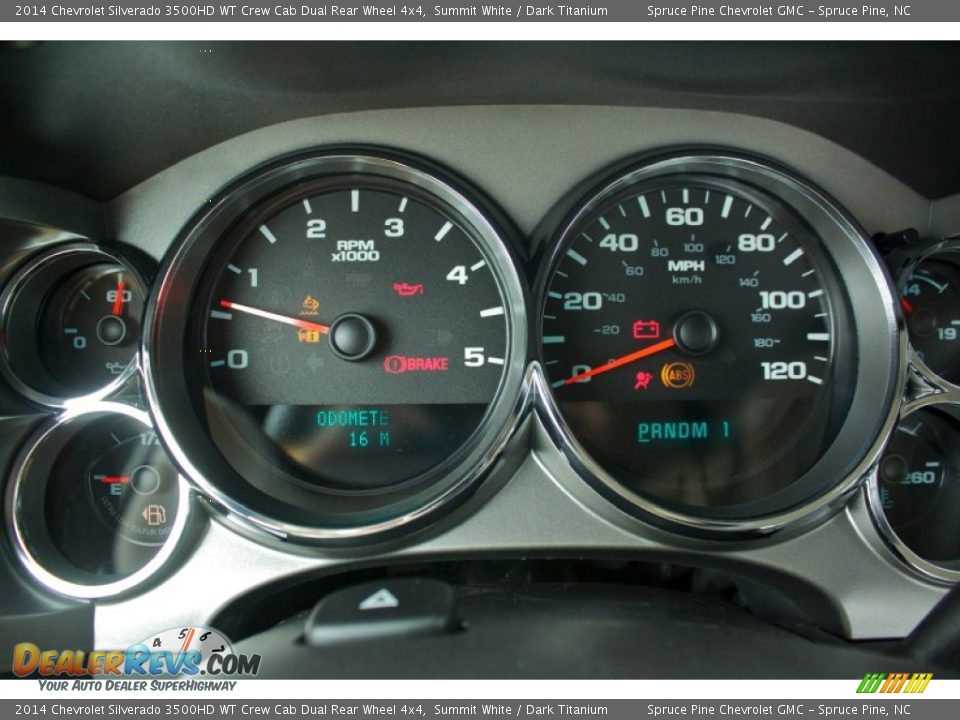 2014 Chevrolet Silverado 3500HD WT Crew Cab Dual Rear Wheel 4x4 Summit White / Dark Titanium Photo #13