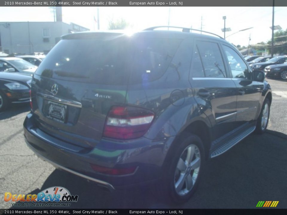 2010 Mercedes-Benz ML 350 4Matic Steel Grey Metallic / Black Photo #3
