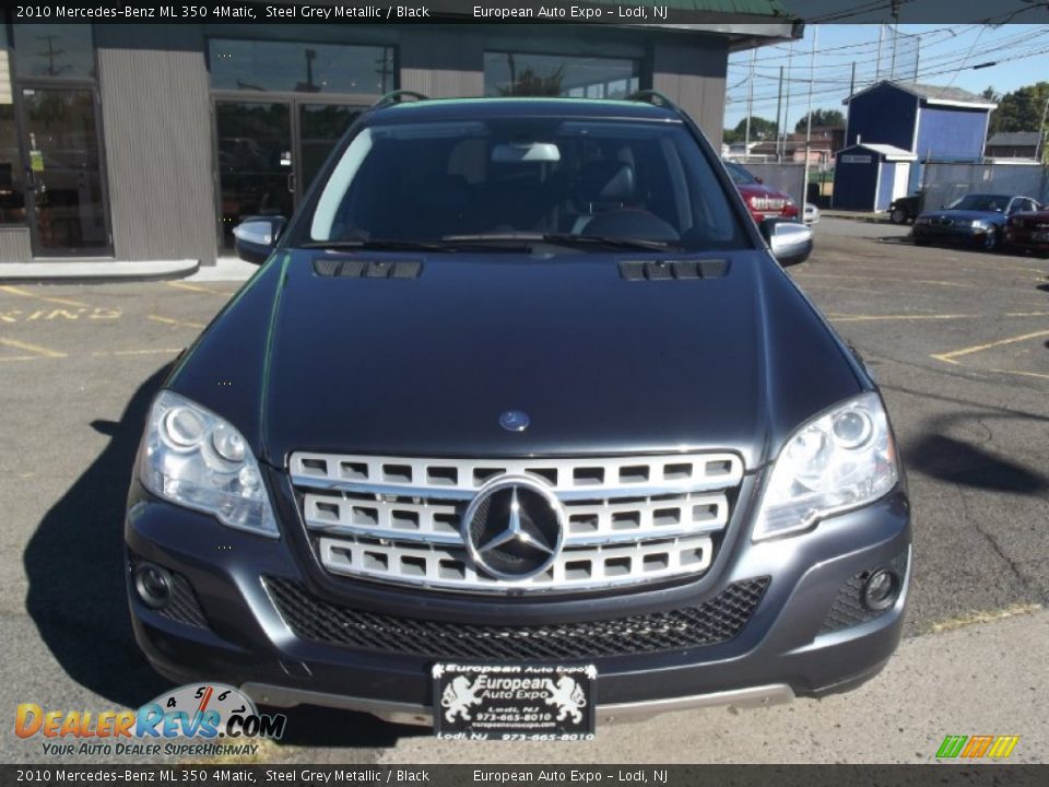 2010 Mercedes-Benz ML 350 4Matic Steel Grey Metallic / Black Photo #7