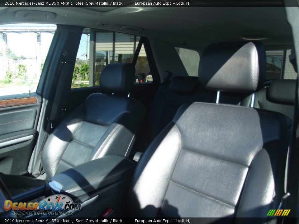 2010 Mercedes-Benz ML 350 4Matic Steel Grey Metallic / Black Photo #9