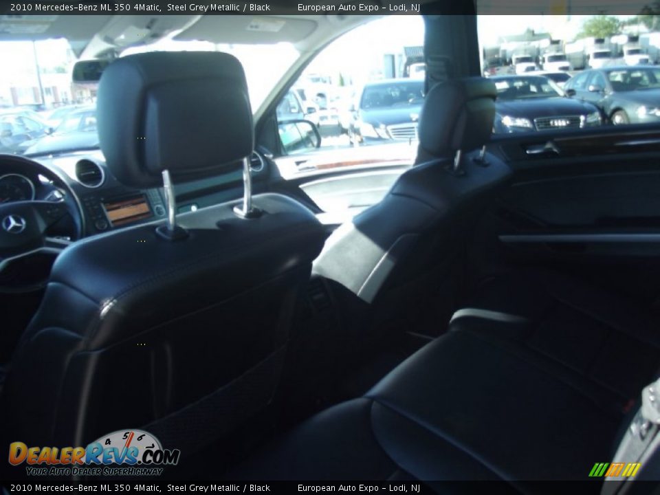 2010 Mercedes-Benz ML 350 4Matic Steel Grey Metallic / Black Photo #10