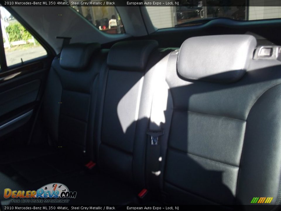 2010 Mercedes-Benz ML 350 4Matic Steel Grey Metallic / Black Photo #11