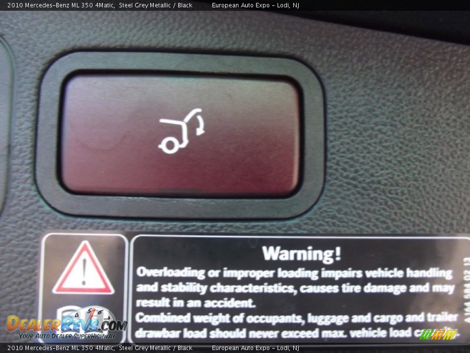 2010 Mercedes-Benz ML 350 4Matic Steel Grey Metallic / Black Photo #13