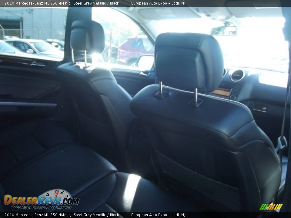 2010 Mercedes-Benz ML 350 4Matic Steel Grey Metallic / Black Photo #14