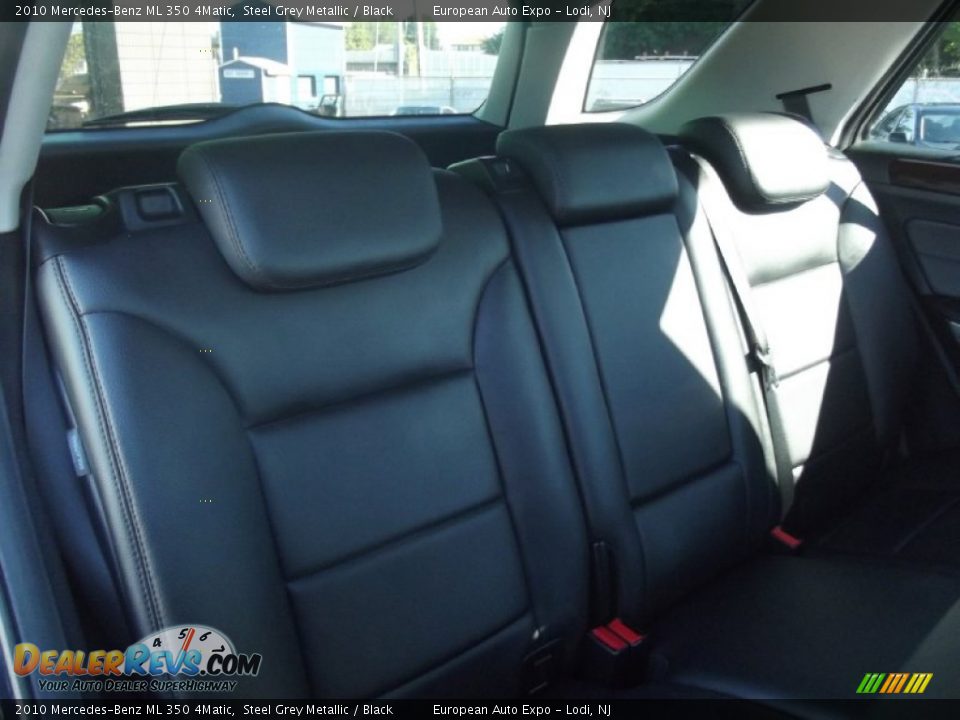2010 Mercedes-Benz ML 350 4Matic Steel Grey Metallic / Black Photo #15