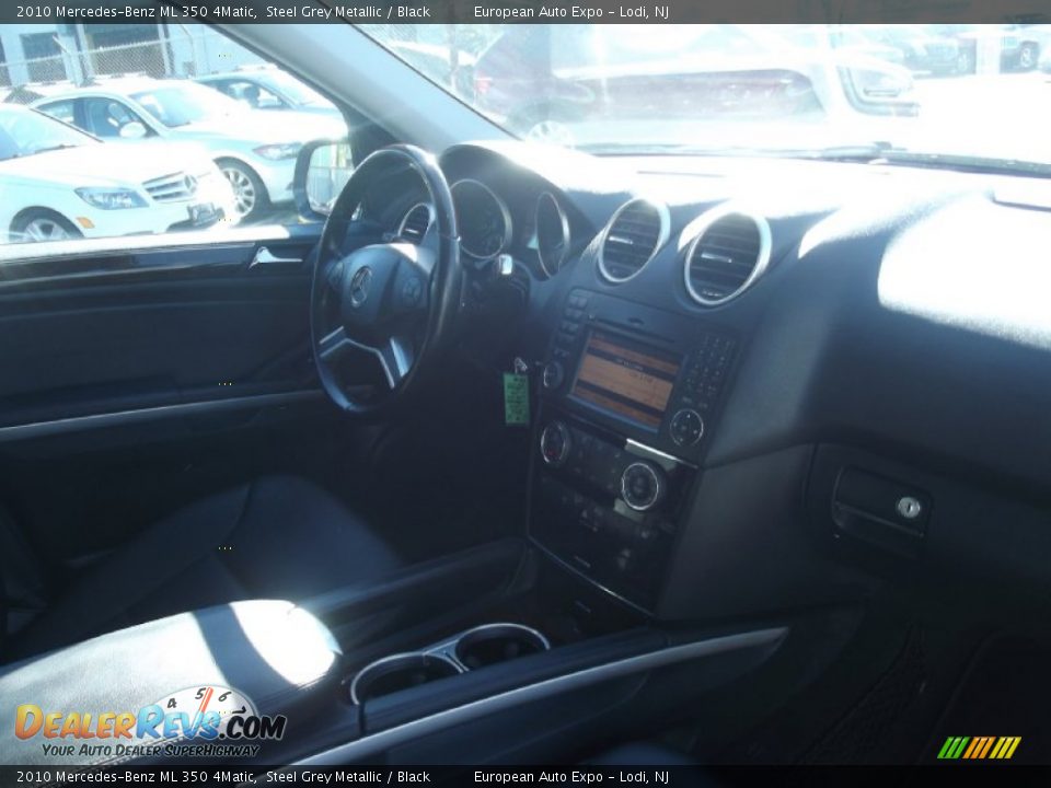 2010 Mercedes-Benz ML 350 4Matic Steel Grey Metallic / Black Photo #16