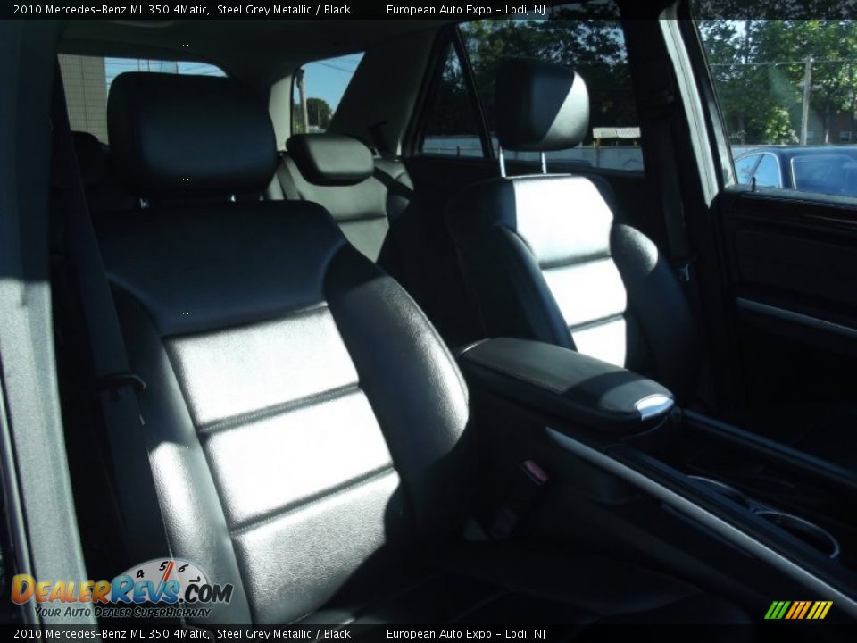 2010 Mercedes-Benz ML 350 4Matic Steel Grey Metallic / Black Photo #17