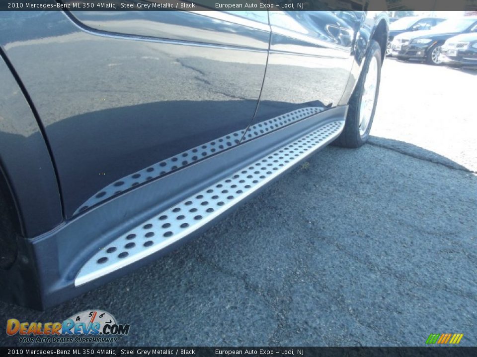 2010 Mercedes-Benz ML 350 4Matic Steel Grey Metallic / Black Photo #18