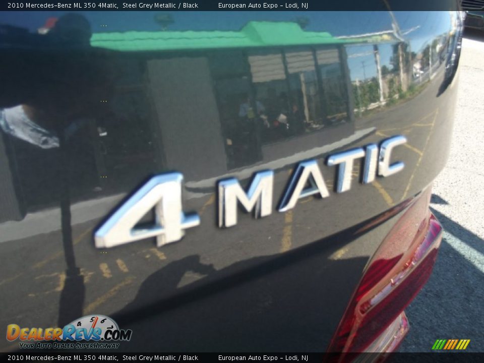 2010 Mercedes-Benz ML 350 4Matic Steel Grey Metallic / Black Photo #19