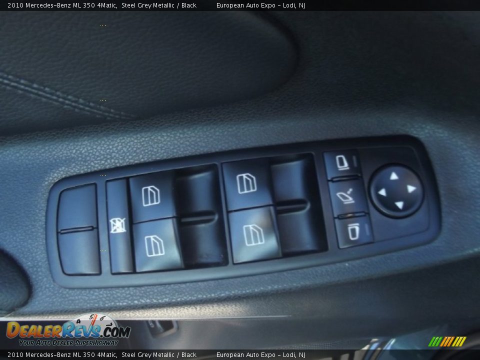2010 Mercedes-Benz ML 350 4Matic Steel Grey Metallic / Black Photo #21