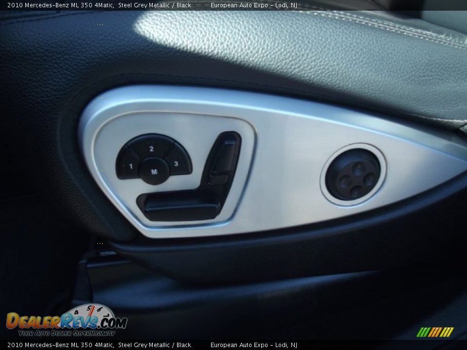 2010 Mercedes-Benz ML 350 4Matic Steel Grey Metallic / Black Photo #22