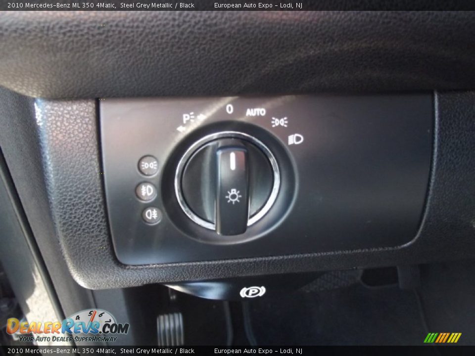2010 Mercedes-Benz ML 350 4Matic Steel Grey Metallic / Black Photo #23