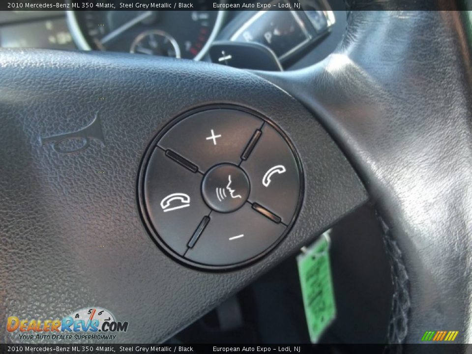2010 Mercedes-Benz ML 350 4Matic Steel Grey Metallic / Black Photo #25