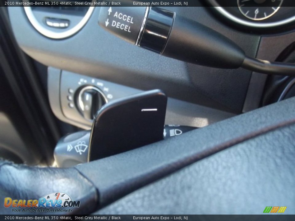 2010 Mercedes-Benz ML 350 4Matic Steel Grey Metallic / Black Photo #28