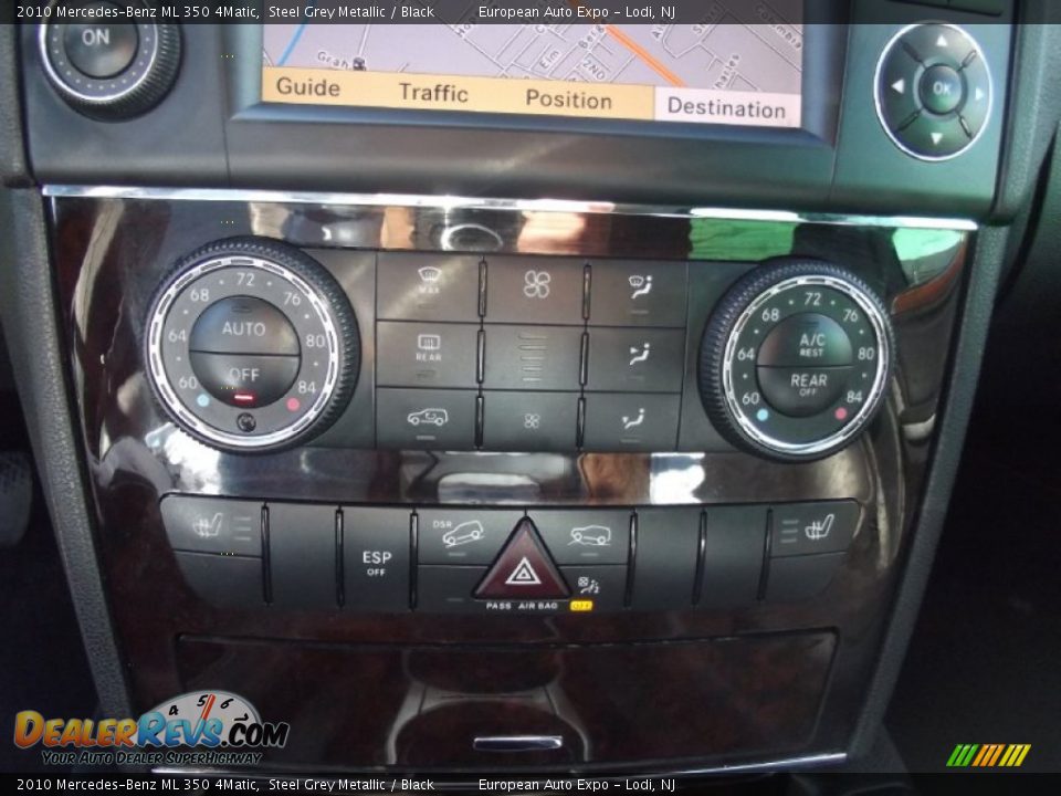 2010 Mercedes-Benz ML 350 4Matic Steel Grey Metallic / Black Photo #36