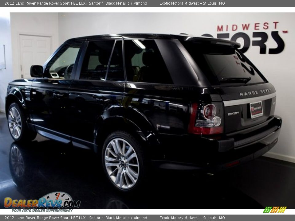 2012 Land Rover Range Rover Sport HSE LUX Santorini Black Metallic / Almond Photo #5