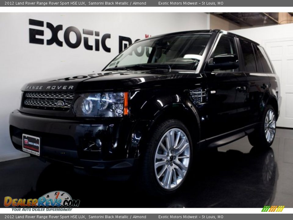 2012 Land Rover Range Rover Sport HSE LUX Santorini Black Metallic / Almond Photo #9