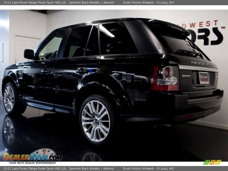 2012 Land Rover Range Rover Sport HSE LUX Santorini Black Metallic / Almond Photo #10