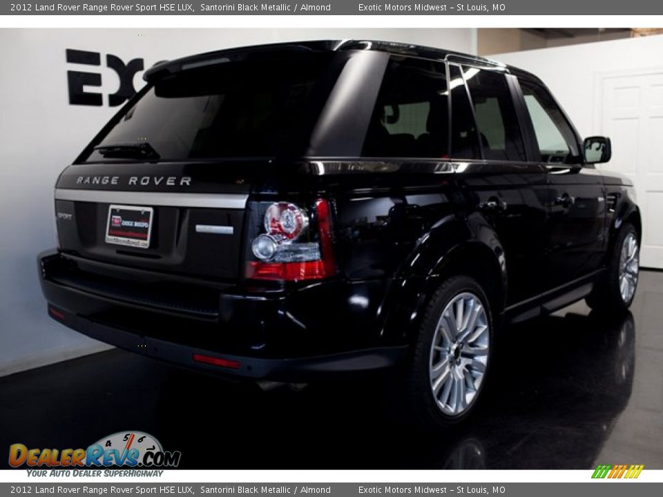 2012 Land Rover Range Rover Sport HSE LUX Santorini Black Metallic / Almond Photo #11