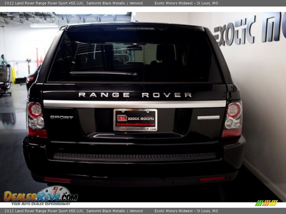 2012 Land Rover Range Rover Sport HSE LUX Santorini Black Metallic / Almond Photo #13