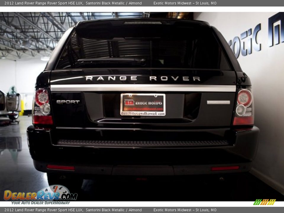 2012 Land Rover Range Rover Sport HSE LUX Santorini Black Metallic / Almond Photo #15
