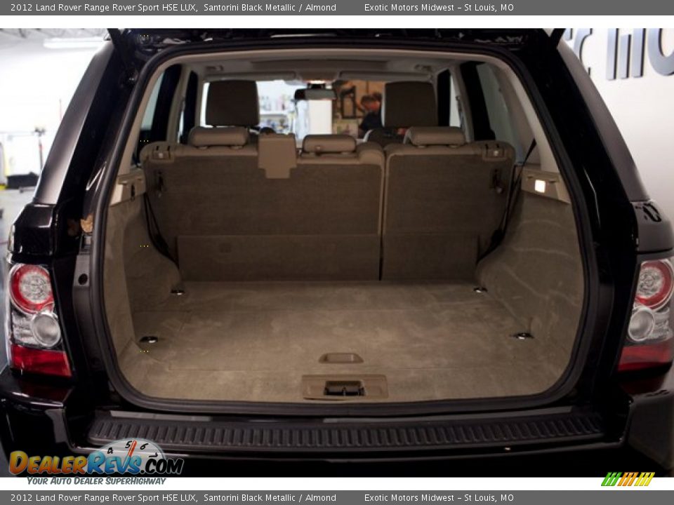 2012 Land Rover Range Rover Sport HSE LUX Santorini Black Metallic / Almond Photo #17