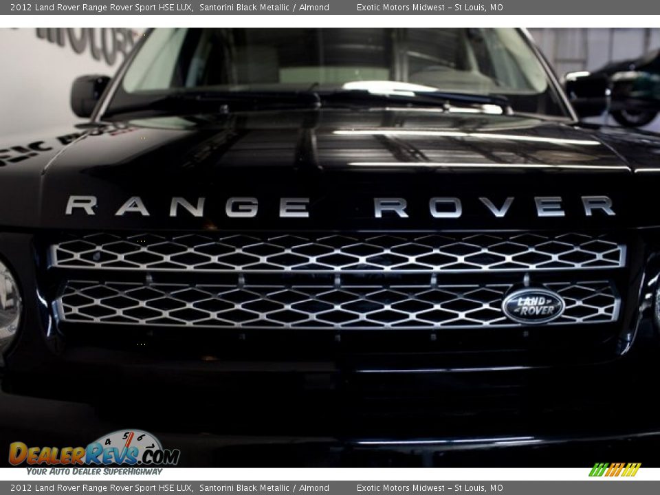 2012 Land Rover Range Rover Sport HSE LUX Santorini Black Metallic / Almond Photo #18