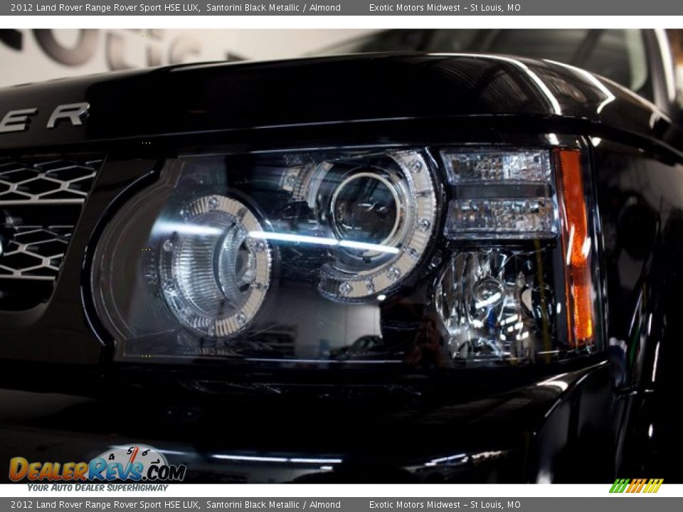 2012 Land Rover Range Rover Sport HSE LUX Santorini Black Metallic / Almond Photo #21