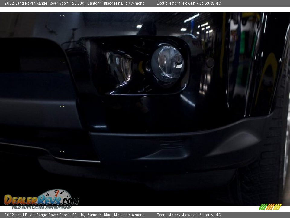 2012 Land Rover Range Rover Sport HSE LUX Santorini Black Metallic / Almond Photo #22