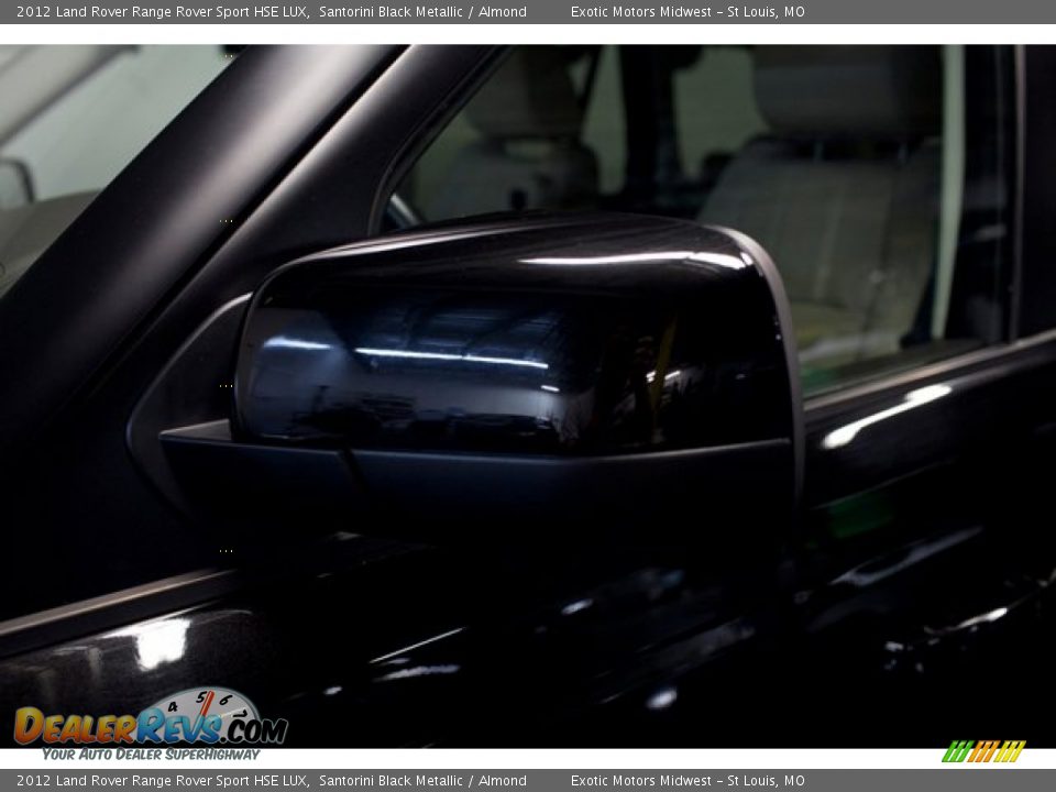 2012 Land Rover Range Rover Sport HSE LUX Santorini Black Metallic / Almond Photo #23
