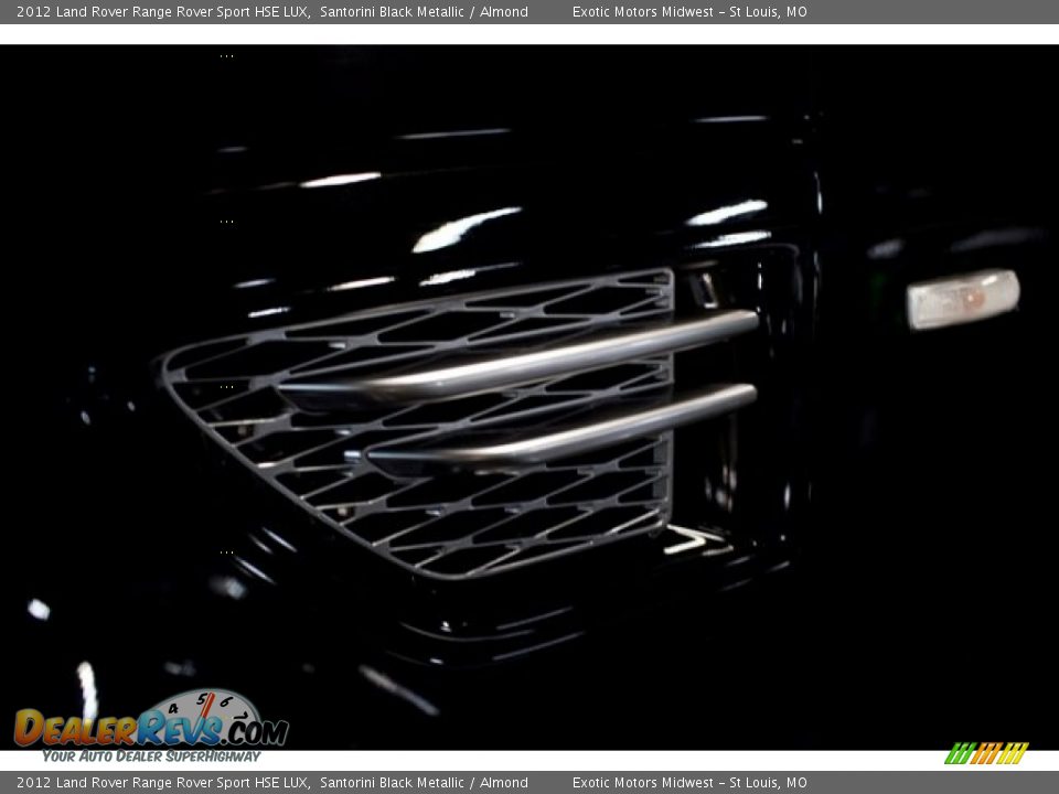 2012 Land Rover Range Rover Sport HSE LUX Santorini Black Metallic / Almond Photo #24