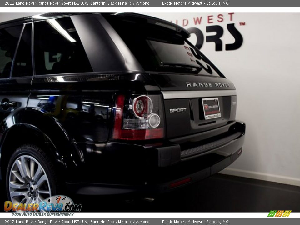 2012 Land Rover Range Rover Sport HSE LUX Santorini Black Metallic / Almond Photo #25