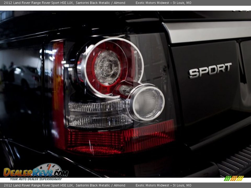 2012 Land Rover Range Rover Sport HSE LUX Santorini Black Metallic / Almond Photo #28
