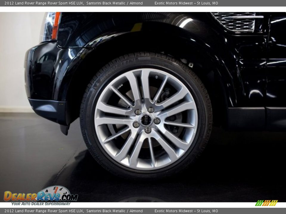 2012 Land Rover Range Rover Sport HSE LUX Santorini Black Metallic / Almond Photo #29