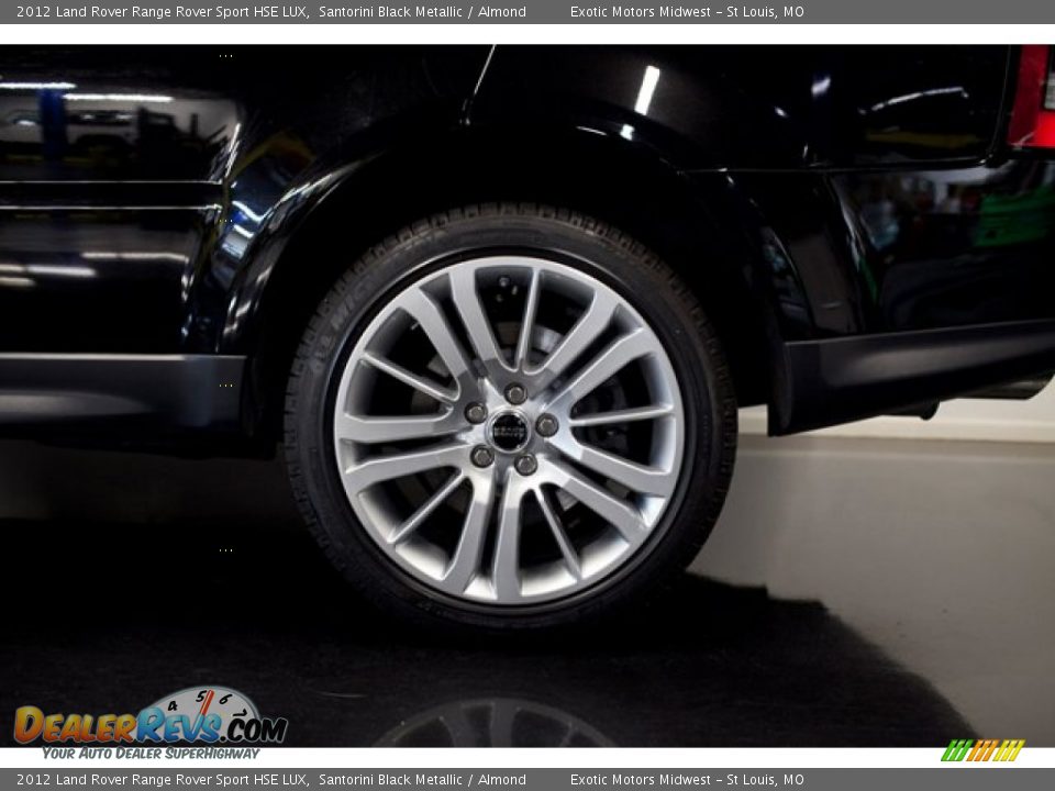 2012 Land Rover Range Rover Sport HSE LUX Santorini Black Metallic / Almond Photo #30