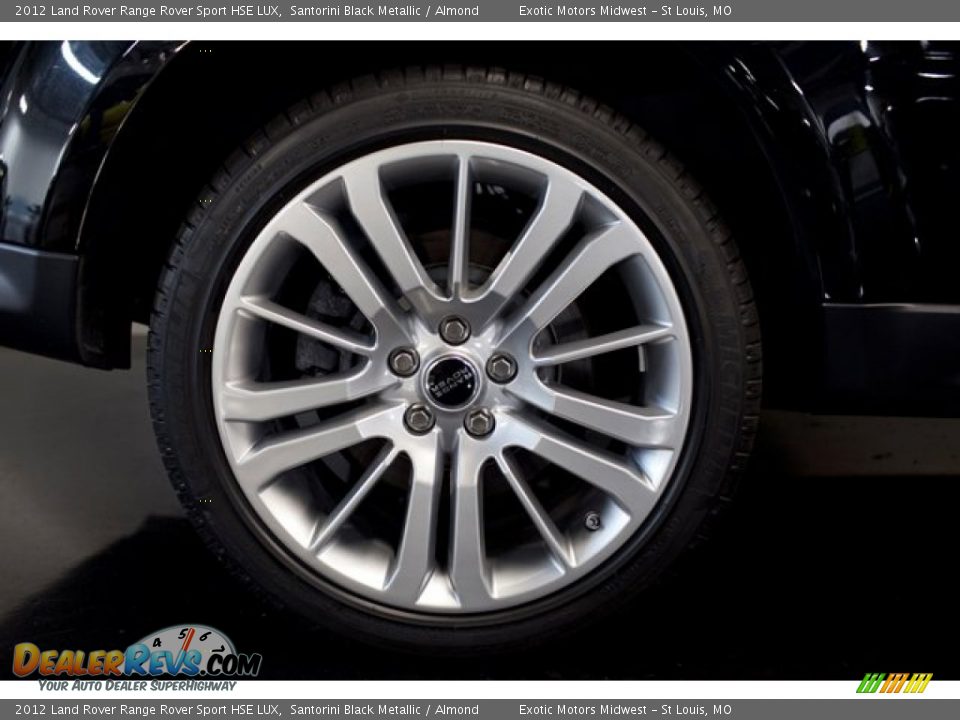 2012 Land Rover Range Rover Sport HSE LUX Santorini Black Metallic / Almond Photo #31