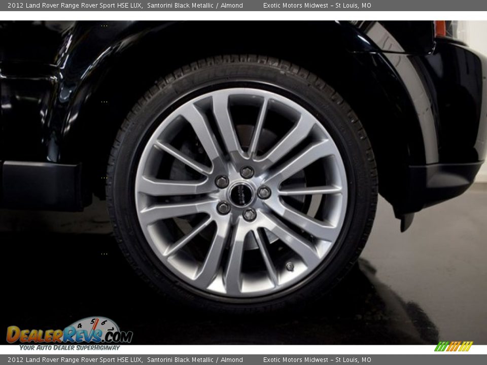 2012 Land Rover Range Rover Sport HSE LUX Santorini Black Metallic / Almond Photo #32
