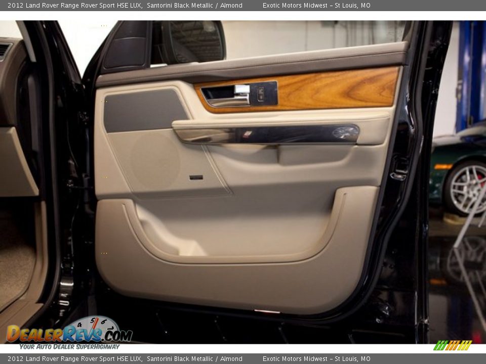 2012 Land Rover Range Rover Sport HSE LUX Santorini Black Metallic / Almond Photo #34