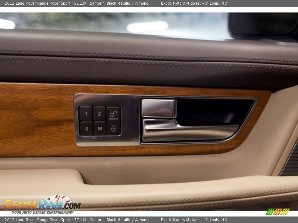 2012 Land Rover Range Rover Sport HSE LUX Santorini Black Metallic / Almond Photo #35